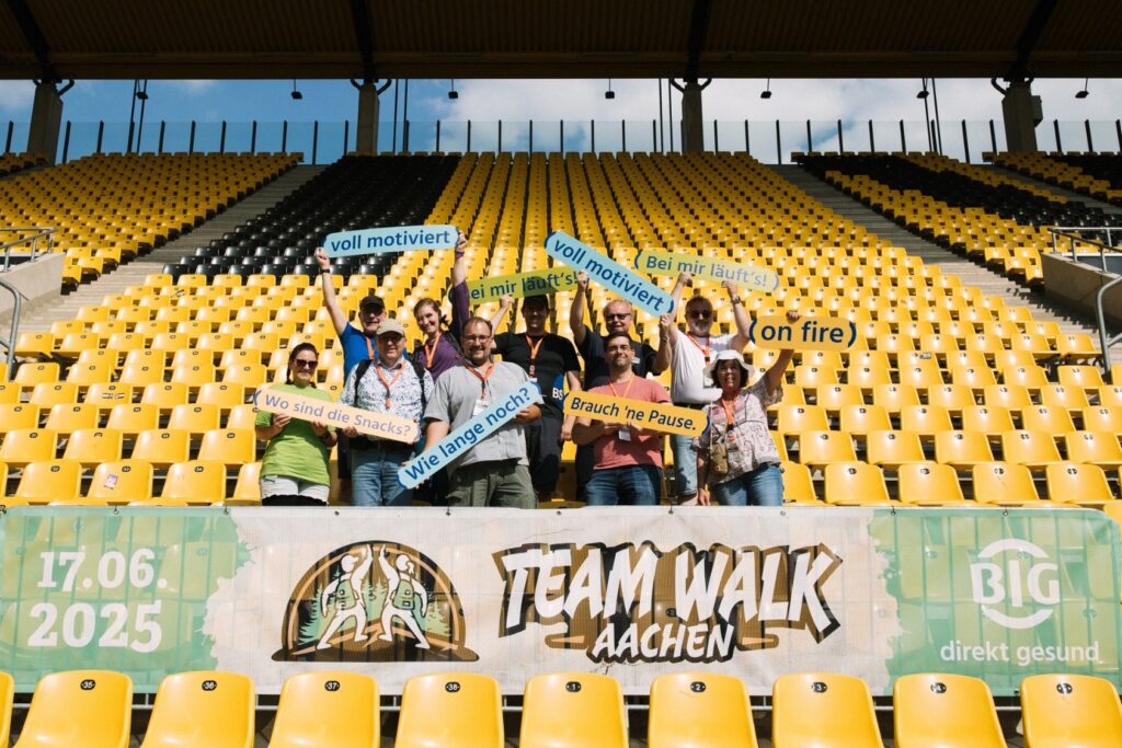 Brenk-Kollegen beim Aachener Team-Walk